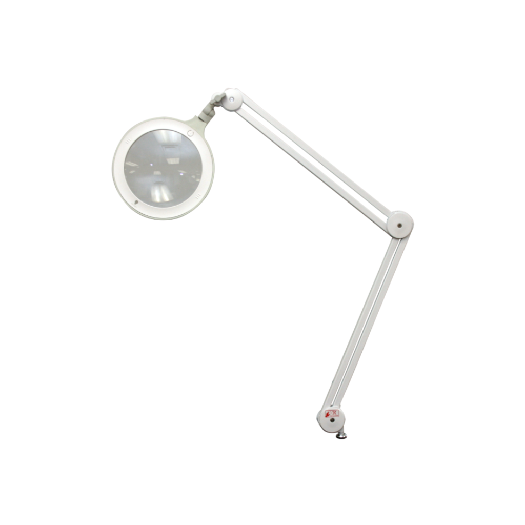 OMEGA 7 LED Magnifying Lamp Sturdy swivel arm with reinforced joints