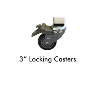 Oakworks PF Series Medical Exam Tables with 3" Locking Casters