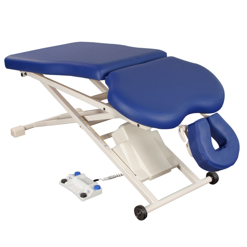 Oakworks PT400M Stationary Massage Table Side View