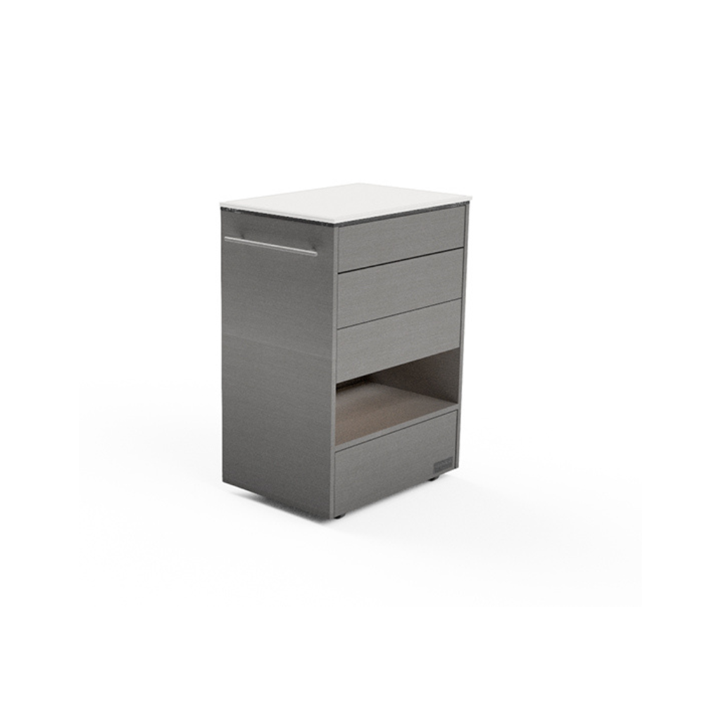 Slimline Medical Storage Cart with Drawers