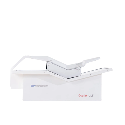 Body Balance System Ovation ULT red light therapy bed on a white background