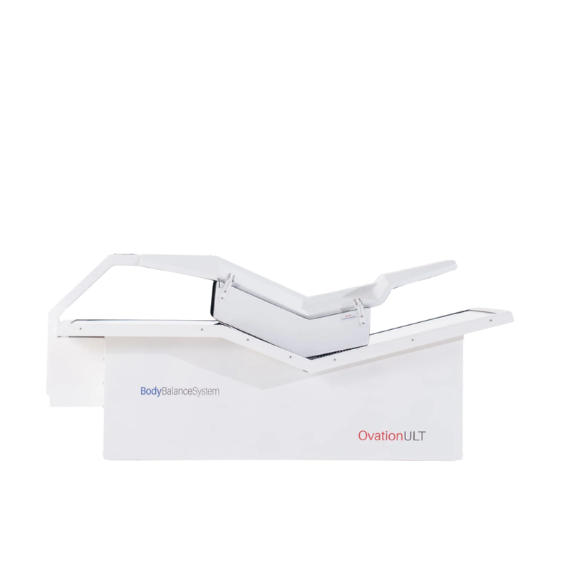 Body Balance System Ovation ULT red light therapy bed on a white background