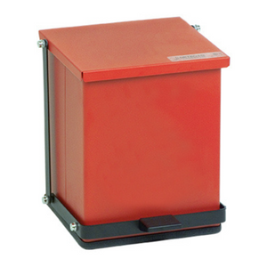 Step-On Waste Cans Red