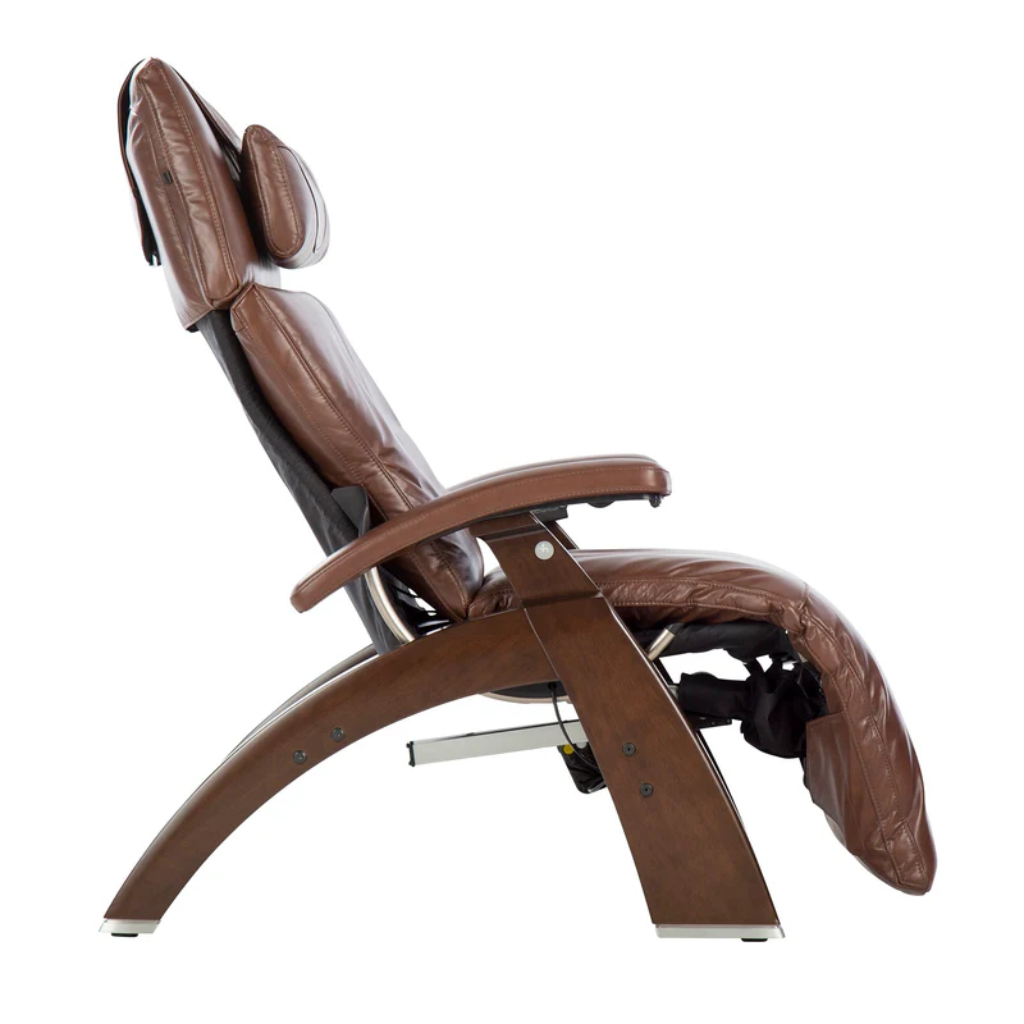 Perfect Chair Omni-Motion Classic Zero Gravity - Espresso Premium Pad - Dark Walnut Side (PC-610)