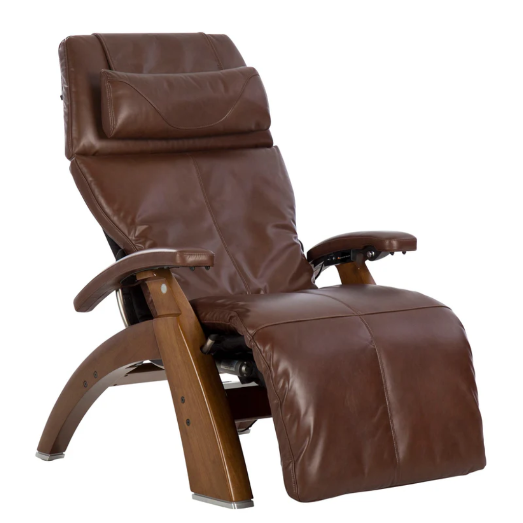 Perfect Chair Omni-Motion Classic Zero Gravity - Espresso Premium Pad - Walnut Front (PC-610)