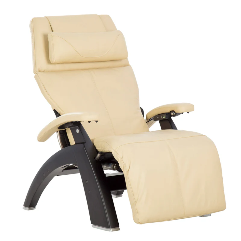 Perfect Chair Omni-Motion Classic Zero Gravity - Ivory Premium Pad - Dark Walnut Front (PC-610)