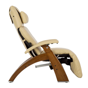 Perfect Chair Omni-Motion Classic Zero Gravity - Ivory Premium Pad - Walnut Side (PC-610)