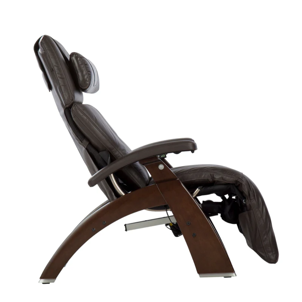 Perfect Chair Omni-Motion Classic Zero Gravity - Oak Premium Pad - Dark Walnut Side (PC-610)