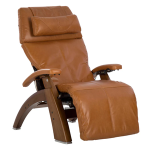 Perfect Chair Omni-Motion Classic Zero Gravity - Saddle Premium Pad - Walnut Front (PC-610)