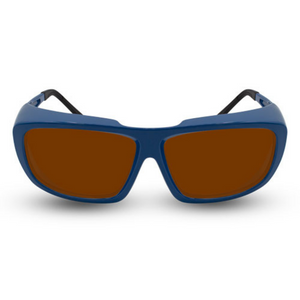 Innovative Optics Pi18 Laser Glasses: 701 Blue Frame