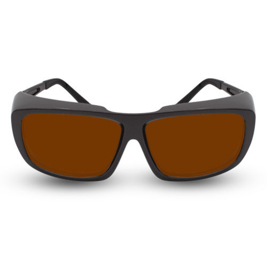 Innovative Optics Pi18 Laser Glasses: 701 Gunmetal Gray Frame