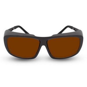 Innovative Optics Pi18 Laser Glasses: 701 Gunmetal Gray Frame