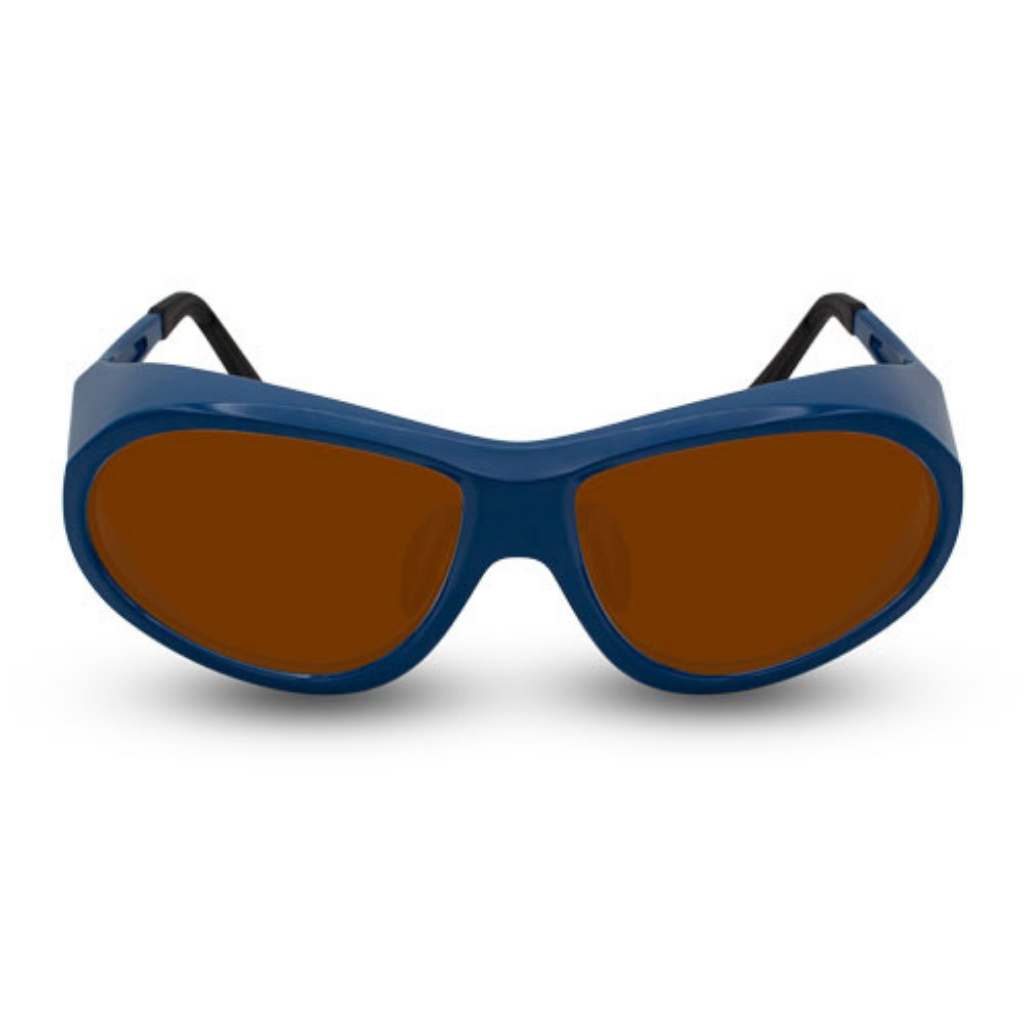 Innovative Optics Pi18 Laser Glasses: 757 Blue Frame