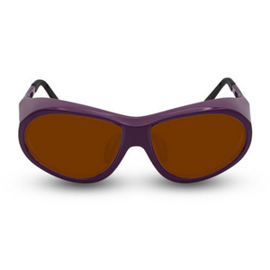 Innovative Optics Pi18 Laser Glasses: 757 Purple Frame