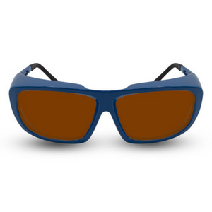 Innovative Optics Pi3 Laser Glasses: 701 Blue Frame