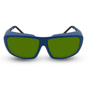 Innovative Optics Pi4 Laser Glasses: 701 Blue Frame