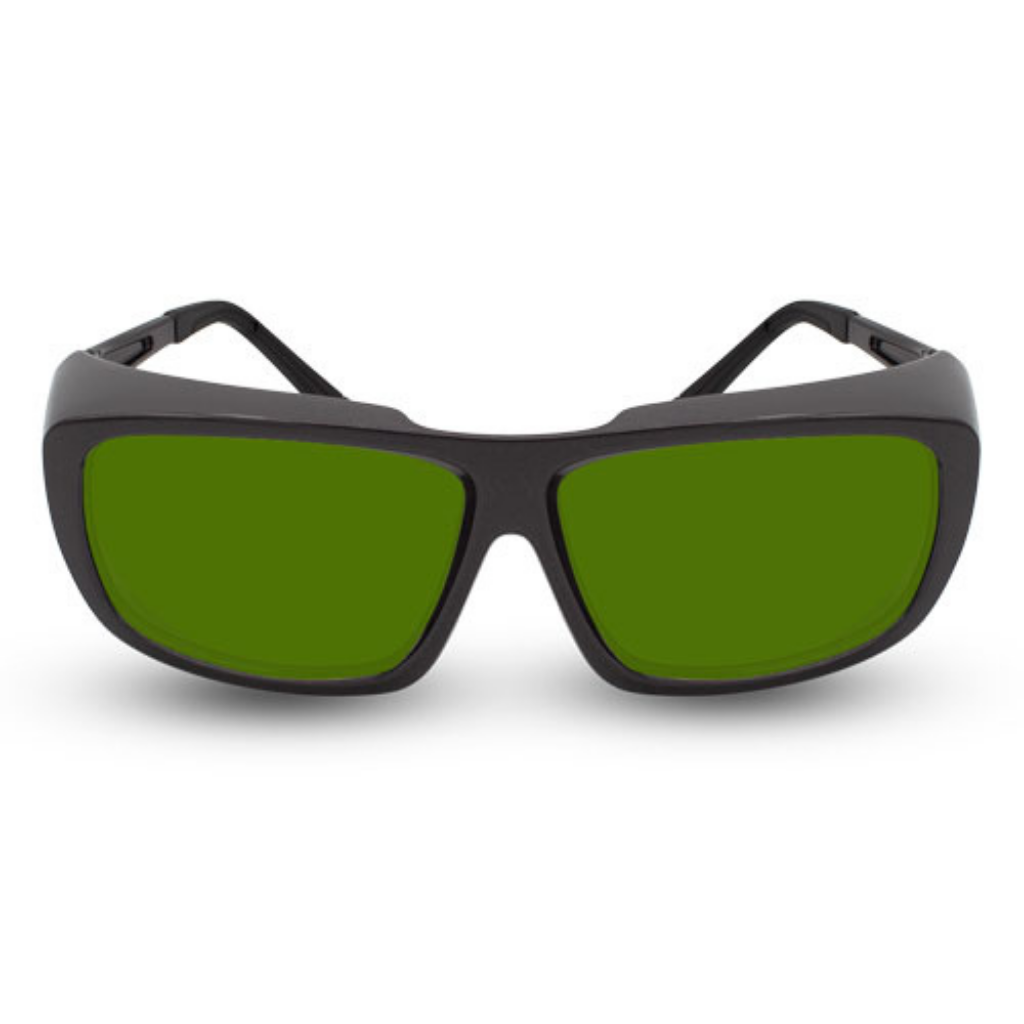 Innovative Optics Pi4 Laser Glasses: 701 Gunmetal Gray Frame