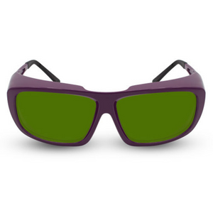 Innovative Optics Pi4 Laser Glasses: 701 Purple  Frame