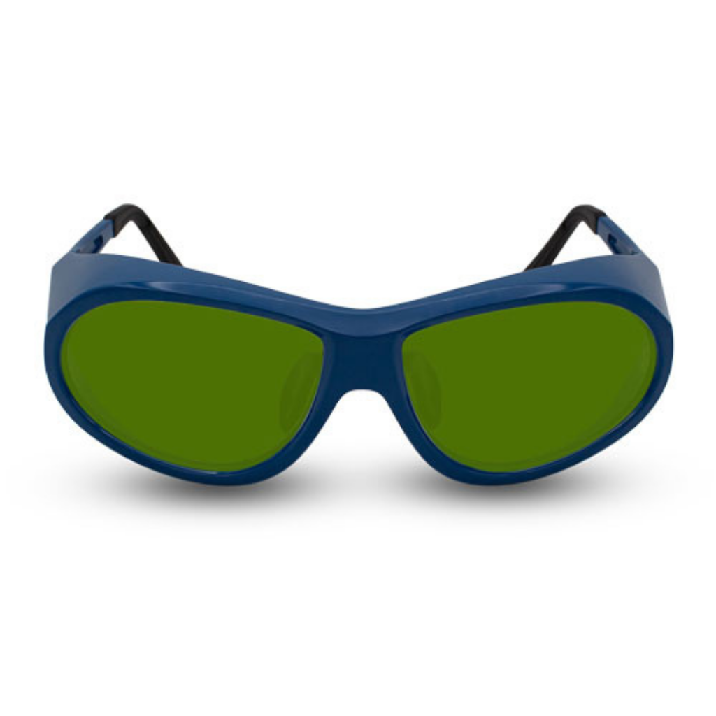 Innovative Optics Pi4 Laser Glasses: 757 Blue Frame
