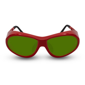 Innovative Optics Pi4 Laser Glasses: 757 Red Frame
