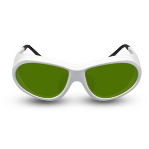 Innovative Optics Pi4 Laser Glasses: 757 White Frame