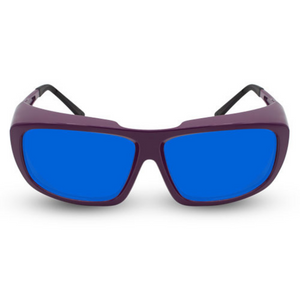 Innovative Optics Pi7 Laser Glasses: 701 Purple Frame
