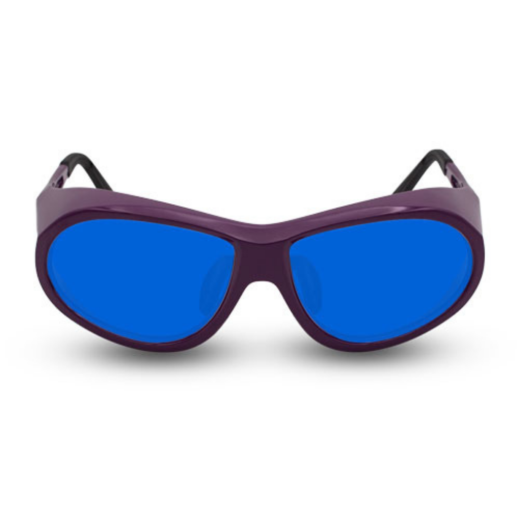 Innovative Optics Pi7 Laser Glasses: 757 Purple Frame