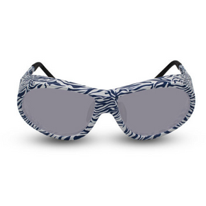 Innovative Optics Pi8 Laser Glasses: 757 Zebra Frame