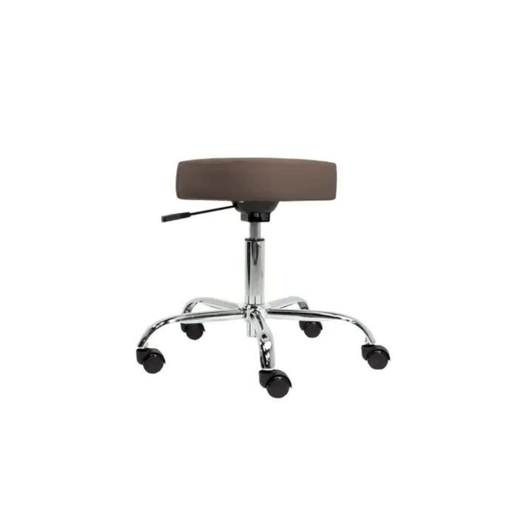 Pneumatic Rolling Massage Stool Low height Latte