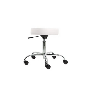 Pneumatic Rolling Massage Stool Low height White
