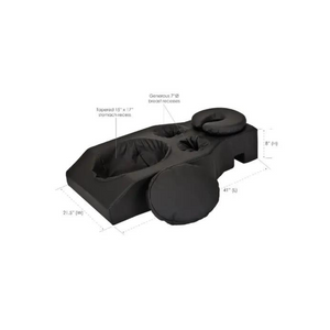 Pregnancy Prone Cushion Black Dimensions