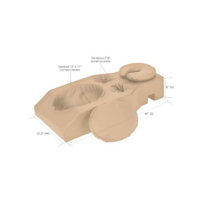 Pregnancy Prone Cushion Maries Beige Dimensions
