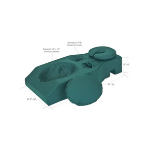 Pregnancy Prone Cushion Teal Dimensions