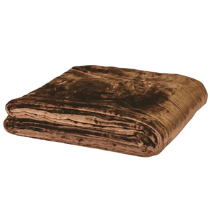 Premium Microfiber Fleece Blanket Espresso