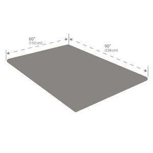 Premium Microfiber Fleece Blanket Taupe Dimensions
