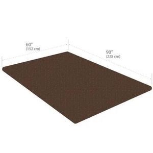 Premium Microfiber Quilted Blanket Espresso Dimensions