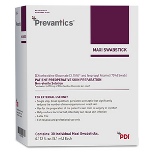 PDI Prevantics® Swab, Swabstick & Maxi Swabstick