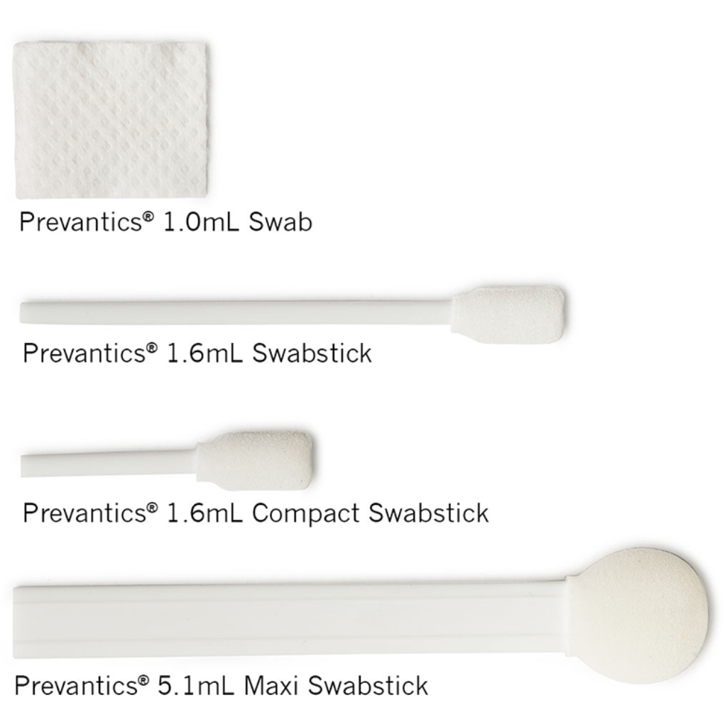 PDI Prevantics® Swab, Swabstick & Maxi Swabstick