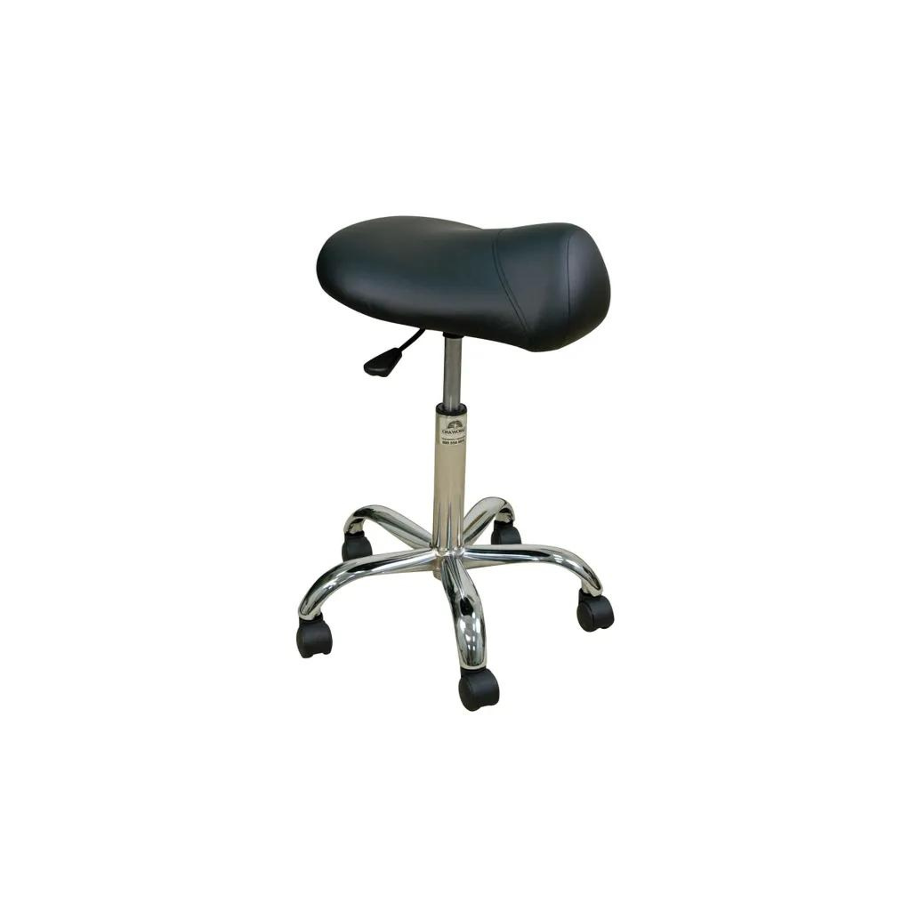 Oakworks Professional Saddle Seat Stool Low Height