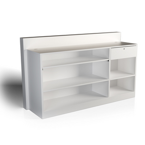 Gamma & Bross Salon Reception Desks Status Desk 150 GSST001BN Back Side View