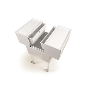 Gamma & Bross Salon Trolleys iCart 815 (GSIC001MO) open inside view