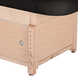 Earthlite Sedona Pneumatic Salon Massage Table illustrating the cabinet base.