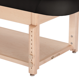 Earthlite Sedona Pneumatic Salon Massage Table illustrating the Shelf Base.