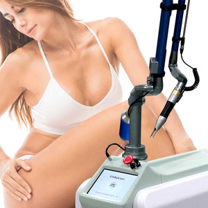 Silhouet-Tone Global Cure SC6 Tattoo Removal Laser Patient Close up