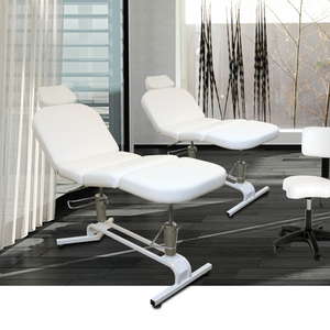 Silhouet-Tone Elite Bronze Double Hydraulic Two Facial Beds Shown inside a Spa (412357)