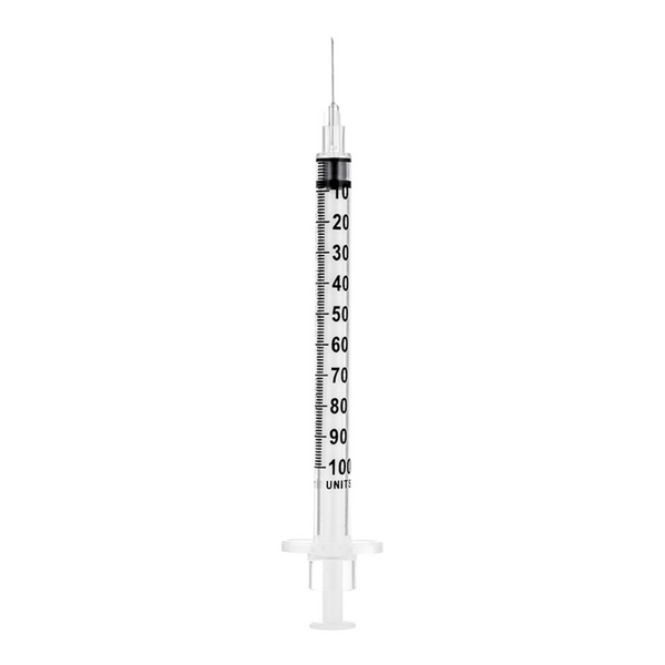 Sol-M 0.3ml Standard Insulin Syringe w/ 31G x 8mm Low Dead Space Needle