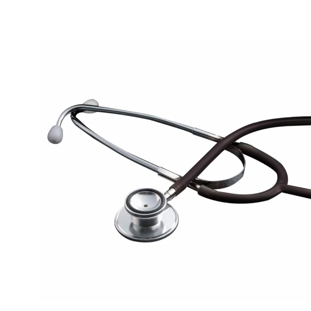 Stethoscope, Dual Head, 22", Grey