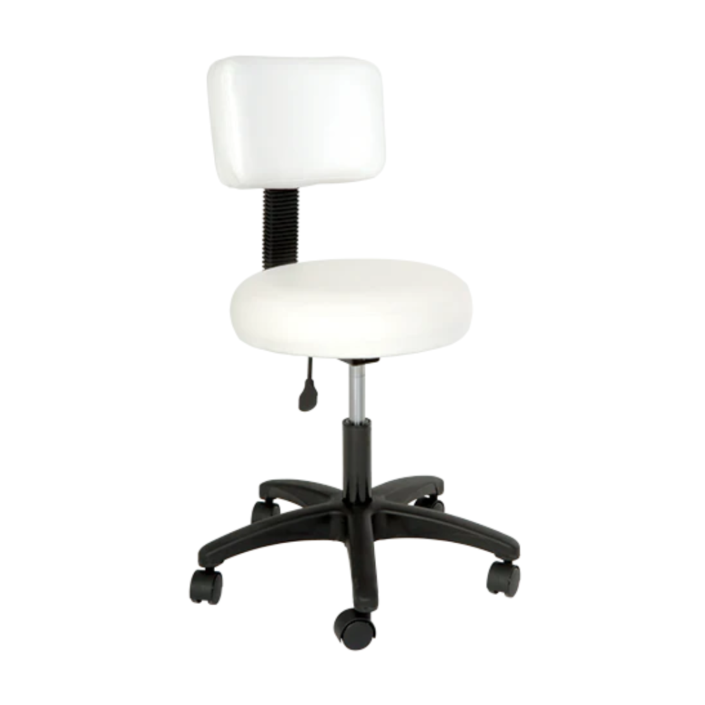 Stool Round Air-Lift With Backrest (413358)