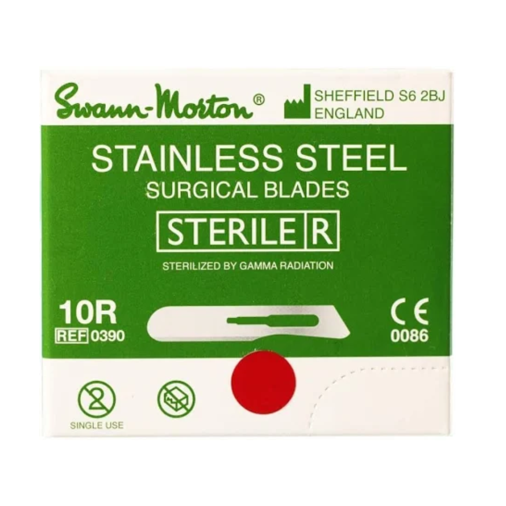 Box of Swann Morton Dermaplaning Butter Blade Size 10R
