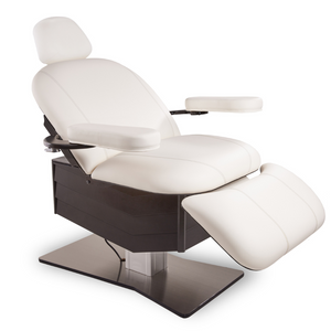 LEC Tribeca™ All-in-One Medi-Spa Chair Chevron Base Reclined with pivotperfect